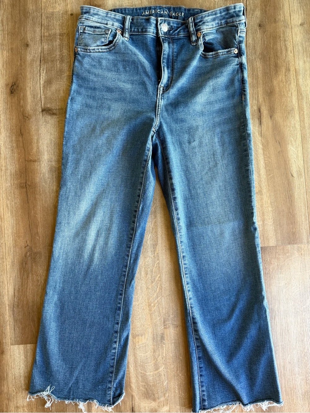 American Eagle Outfitters Men's Blue Bootcut Jeans